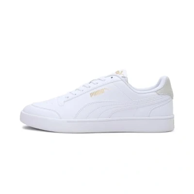 Image of Puma Unisex Shuffle Sneakers, White Team Gold, 8.5 UK