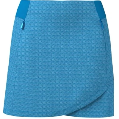 Image of Callaway Women&#039;s 16&quot; Heather Perforated Golf Skort, with TrueSculpt Stretch Fabric and Opti Dri Technology (Sizes XS XXL), Ibiza Blue Heather, S