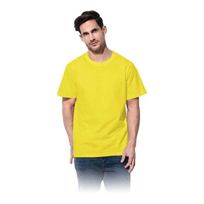 Image of Stedman Comfort T Shirt Mens Yellow S
