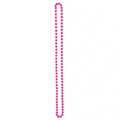 Image of Lizzy 120cm Long Pearl Bead Necklace Rope Chain Vintage Wedding Bridal Costume 1920&#039;s Accessories Flapper (Pink)