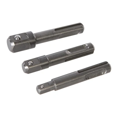 Image of Silverline SDS Plus Socket Driver Set 3pce 1/4&quot;, 3/8&quot; &amp; 1/2&quot;