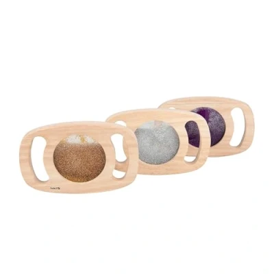 Image of TickiT 73440 Easy Hold Glitter Panels Set of 3 Gold, Silver &amp; Purple