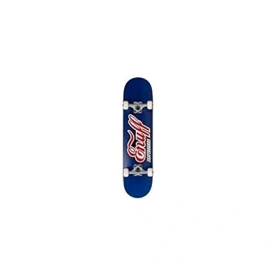 Image of Enuff Skateboards Classic Logo Mini Skateboard, Adults Unisex, Blue (Blue), 7.25&quot;