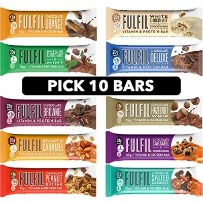 Image of FULFIL Protein Bar 55g Pick Any 10 Flavours