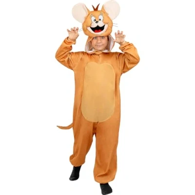 Image of Funidelia Jerry Costume Tom &amp; for boys girls Cartoons, Cat, Mouse Costumes kids, accessory fancy dress props Halloween, carnival parties Size 3 4 years Brown