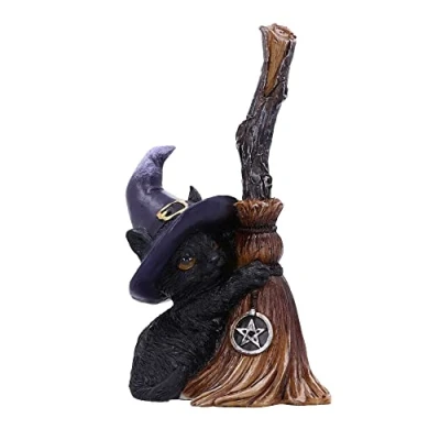 Image of Nemesis Now Familiars Broom 11.5cm, Black