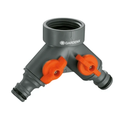 Image of Gardena 3/4&quot; Twin Tap Connector
