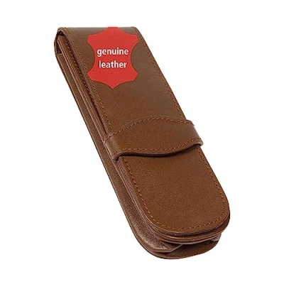 Image of Online Leather Case for 2 Long Pen Classic Brown,41049
