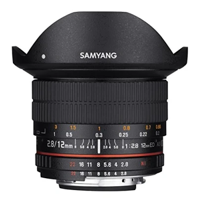 Image of Samyang 12mm F2.8 Ultra Wide Fisheye Lens for Canon EOS EF DSLR Cameras Full Frame Compatible