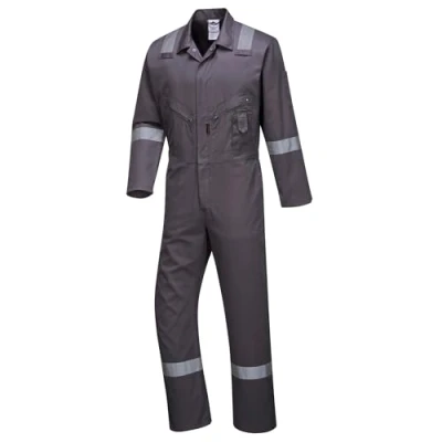 Image of Portwest Iona Cotton Coverall Grey Large