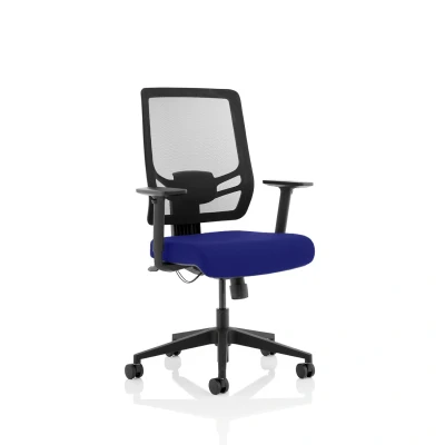 Image of Ergo Twist Bespoke Fabric Seat Stevia Blue Mesh Back