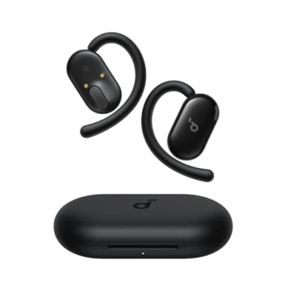 Image of soundcore V20i by Anker Open Ear Headphones, Adjustable Hooks, Ultra Comfort, Snug Fit, Powerful Sound, Clear Calls, IP55, LED Lights, 36H Playtime, Bluetooth 5.4 Earbuds, Multipoint Connection