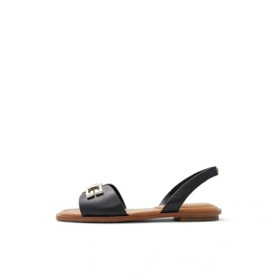 Image of ALDO Women&#039;s Agreinwan Flat Sandal, Black, 4.5 UK