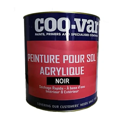 Image of Coo VAR Acrylic Floor Paint Black 5 L