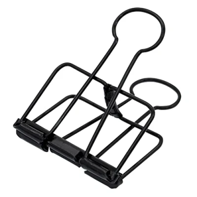 Image of Extra Large Binder Clips 2 Inch, Clamps Black for Office School Supplies (15Pcs)