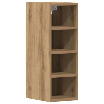 Image of vidaXL hanging cabinet/kitchen wall cabinet artisan oak, engineered wood, 20x29.5x60 cm, modern storage, durable, space saving