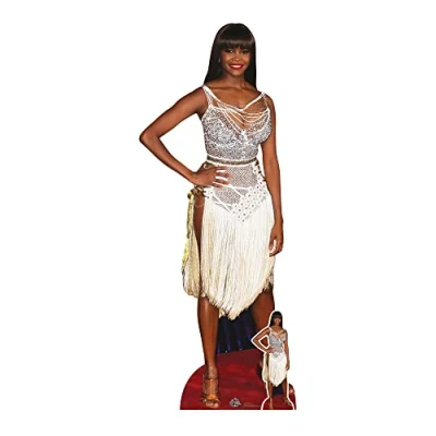 Image of STAR CUTOUTS CS930 Oti Mabuse Strictly Professional Dancer Lifesize Cardboard Cutout With Free Mini