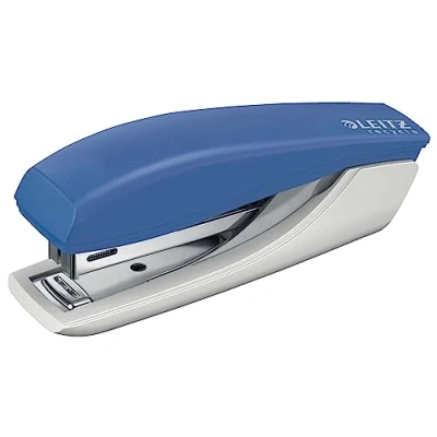 Image of Leitz NeXXt Recycle Mini Stapler, 10 Sheets, Compact &amp; Pocket Sized, with Staple Remover, Steel Recycled Plastic, 100% Recyclable, CO2 Compensated, Eco Friendly, Range, Blue, 56170035