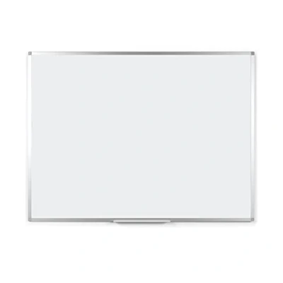 Image of BoardsPlus Magnetic Whiteboard 90 x 60 cm Dry Wipe Board with Enamel Surface, Aluminium Frame and Pen Tray