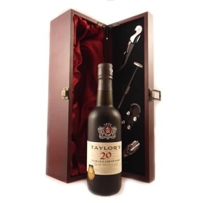Image of Taylor 20 year old Tawny Port 2004 37.5cl presented in a wooden box 1 x 375ml