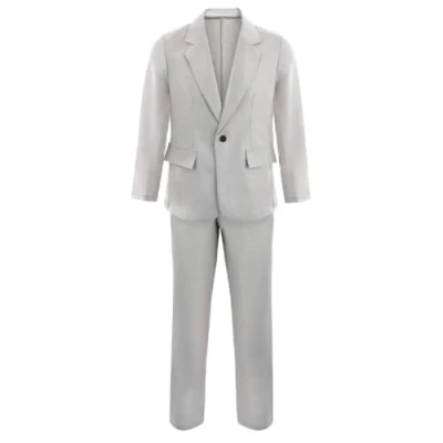 Image of Adults Grey Suit Costume X Large Jacket and Matching Trousers Mens TV Film Fancy Dress