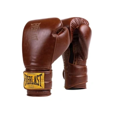 Image of Everlast Unisex 1910 Sparring Gloves Brown 14oz