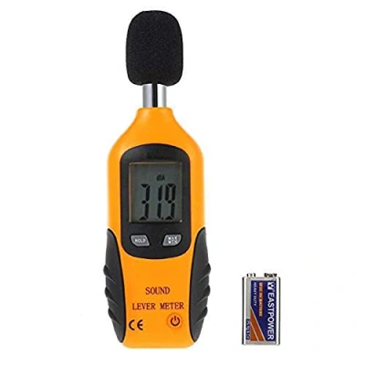 Image of Cadrim Digital Sound Level Meter Portable Data Logger Decibel Noise Tester 30 130dB Auto OFF Alarm Function Max/Min Hold Measure LCD Screen 9V Battery Measurement