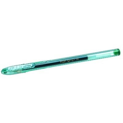 Image of Pilot G107 Gel Ink Rollerball Pen with 0.7 mm Tip Green (Pack of 12)