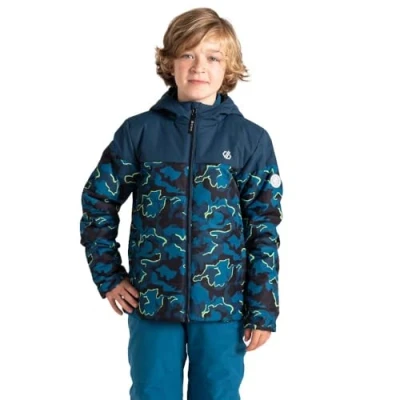 Image of Dare 2b Boys Liftie Full Zip Padded Waterproof Ski Jacket