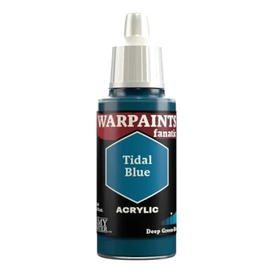 Image of The Army Painter Blue Warpaints Fanatic 18ml Acrylic Paints (Tidal Blue)