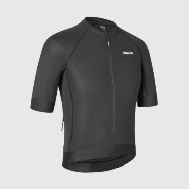 Image of Gripgrab Short Sleeve Cycling Jersey, Men&#039;s, Size: Small, Black