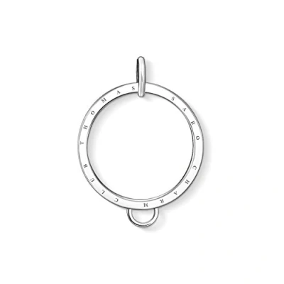 Image of Thomas Sabo Women Charm Carrier Big Circle Club 925 Sterling Silver X0267 001 22