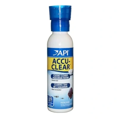 Image of API ACCU CLEAR Freshwater Aquarium Water Clarifier 118 ml Bottle