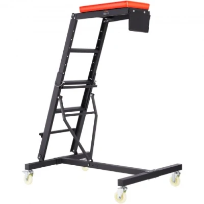 Image of VEVOR Top Automotive Creeper, Engine Creeper with Adjustable Height 45.7&quot; to 66.3&quot;, 400 LBS Capacity High 4 Swivel Caster Wheels, Heavy Duty Foldable for Auto Repair and Maintenance