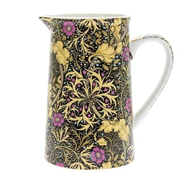 Image of The Leonardo Collection LP93831 Fine China Gift Boxed William Morris Seaweed Jug, Stoneware, 300 milliliters