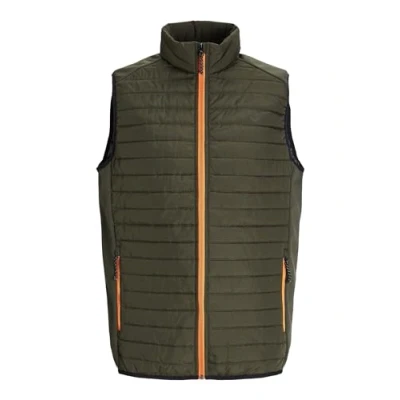 Image of JACK &amp; JONES Men&#039;s Jjemulti Bodywarmer Collar Noos Vest, Rosin 1, S