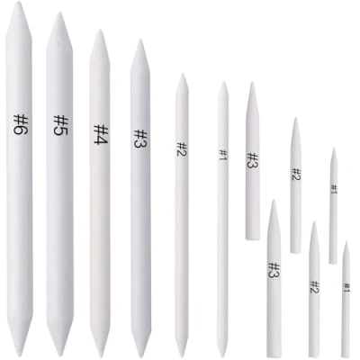 Image of DOETYD Blending Stumps 12 PCS Art Blenders Drawing Tools Sketch Tortillions for