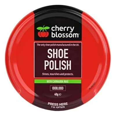Image of CRAZZYVALUE Footwear POLISH Shoe Polish, Renew, Protect &amp; Nourish Shoes, Glossy for Accessories, Shiny 40g, (SHOE OXBLOOD)
