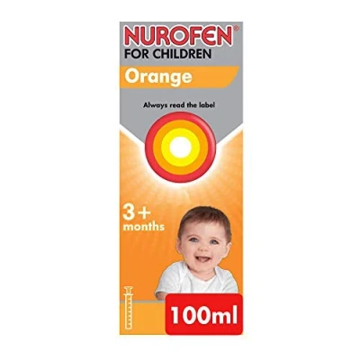 Image of Nurofen Baby 3+ mths Fever and Pain Relief Orange 100ml