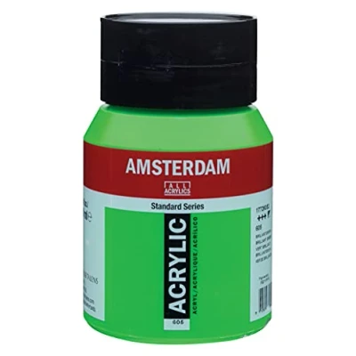 Image of Amsterdam Standard Series Acrylic Jar 500 ml Brilliant Green 605 (17726052)