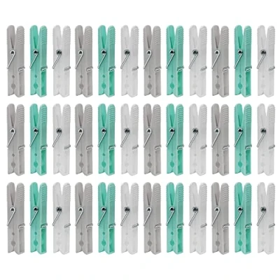Image of Pegs for Washing Line Strong &amp; Durable 100 Pcs Laundry Heavy Wind Proof, Rust Resistant Plastic Indoor and Outdoor Multicolour