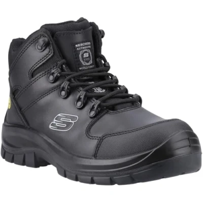 Image of Skechers Men&#039;s Trophus Kilram Construction Boot, Black, 9.5 UK