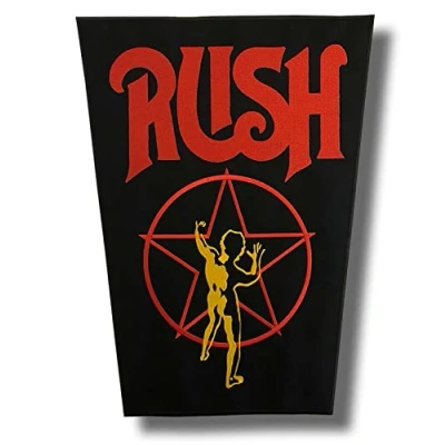 Image of Rush Band Patch Badge Embroidered Iron on Applique