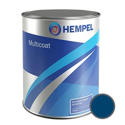 Image of Hempel Multicoat Navy Blue 750ml Boat Paint Topcoat