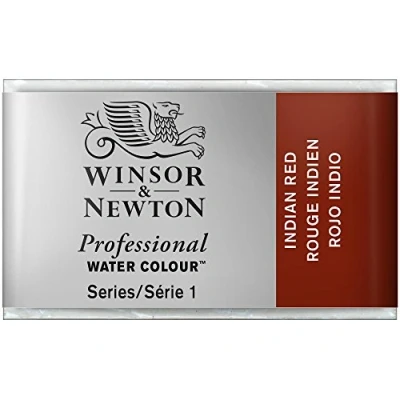 Image of Winsor &amp; Newton Professional Water Colour Paint Whole Pan, Indian Red