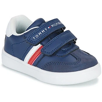 Image of Tommy Hilfiger LOGAN boys&#039;s Children&#039;s Shoes (Trainers) in Marine