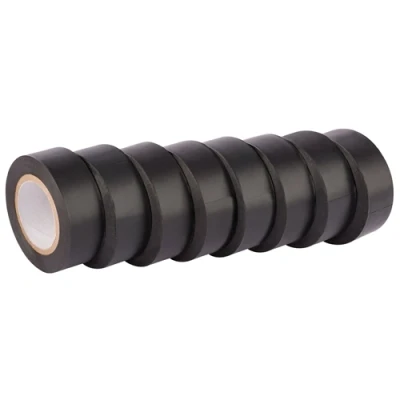 Image of Draper Insulation Tape, 10m x 19mm, Black (Pack of 8)