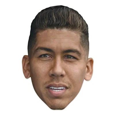 Image of CM227 Roberto Firmino Mask Single Cardboard With Tabs &amp; Elastics
