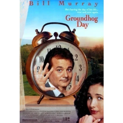 Image of Groundhog Day Classic Movie Poster Various sizes (A4 Size 21 x 29 cms)