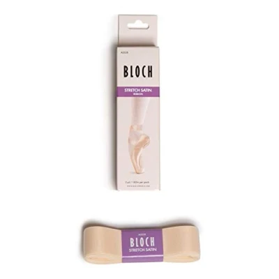 Image of Bloch womens Minimalist,ballet Ballet Pointe Shoe Stretch Satin Ribbon, Pink, One Size US